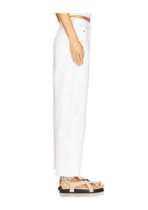 Citizens of Humanity Ayla Undone Hem Crop Jeans in White. Size 30. Also in 32.
