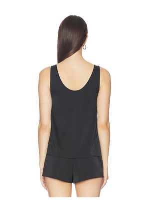 ALL THE WAYS Lavender Top in Black. Size XS. Also in S, M, L.