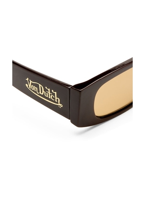AIRE X Von Dutch Innocence Sunglasses in Brown.