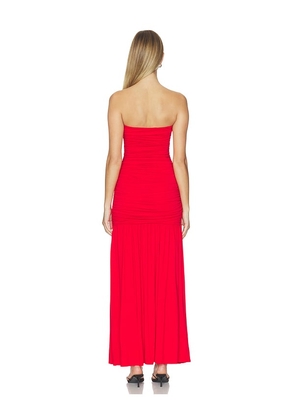 CAMI NYC Waverly Strapless Dress in Red. Size XXS. Also in XS, S, M, L, XL.