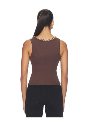 ALLSAINTS Lucy Tank Top in Brown. Size XS. Also in S, M.