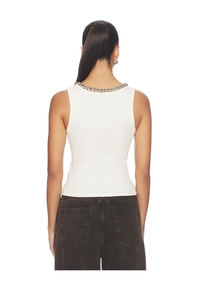 ALLSAINTS Lucy Tank Top in Cream. Size XS. Also in S, M.