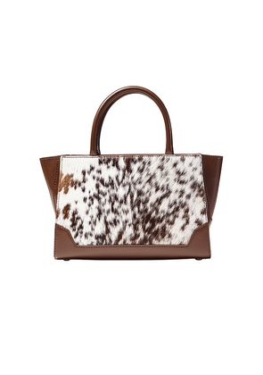 July Juliette Winged Cow Print Crossbody in Brown.