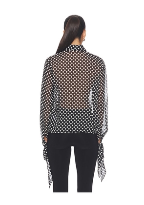 FRAME The Nouvelle Polka Dot Blouse in Multi. Size XS. Also in S, M.