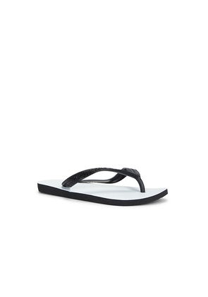 Havaianas Tradicional Sandal in White,Black. Size 35/36. Also in 37/38.