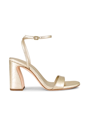 Loeffler Randall Malia Heeled Sandal in Metallic Gold. Size 7. Also in 6, 6.5, 7.5, 8, 8.5, 9, 9.5, 10.