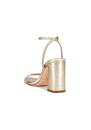 Loeffler Randall Malia Heeled Sandal in Metallic Gold. Size 7. Also in 8, 9.5, 10.