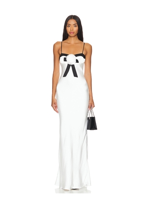 MAJORELLE Veronica Gown in White. Size XS. Also in XXS, S, M, L, XL.