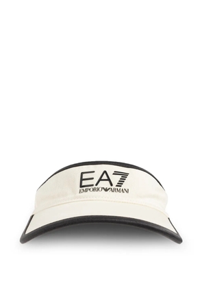 Ea7 Emporio Armani logo-print visor cap - Neutrals