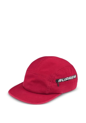 Supreme zip-detail baseball cap - Red