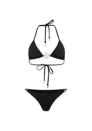 Philipp Plein Hexagon logo-plaque bikini - Black