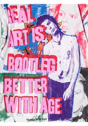Better with Age Bootleg graphic-print T-shirt - White