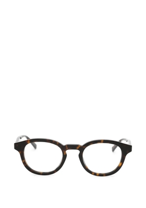 Saint Laurent Eyewear round-frame tortoiseshell glasses - Brown