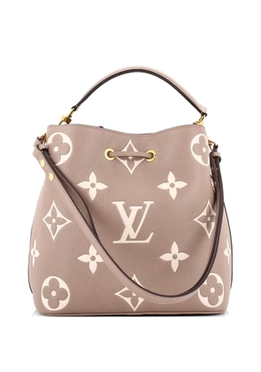 Louis Vuitton Pre-Owned NeoNoe Handbag Bicolor Monogram Empreinte Giant MM bucket bag - Neutrals
