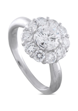 LB Exclusive diamond halo ring - Silver