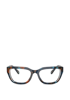 Diesel tortoiseshell-effect cat-eye glasses - Blue