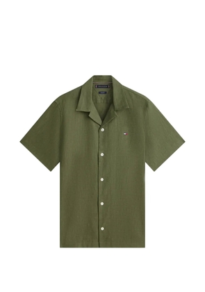 Tommy Hilfiger short-sleeve logo-patch shirt - Green