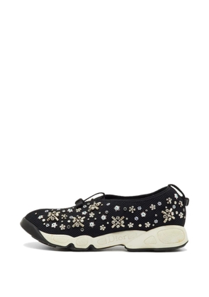 Christian Dior Pre-Owned Fusion crystal-embellished sneakers - Black