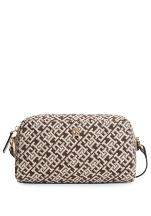 Tommy Hilfiger monogram-pattern shoulder bag - Brown