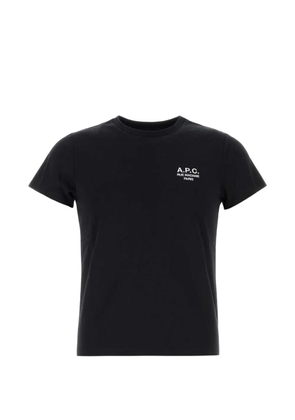 A.P.C. logo-print short-sleeve T-shirt - Black