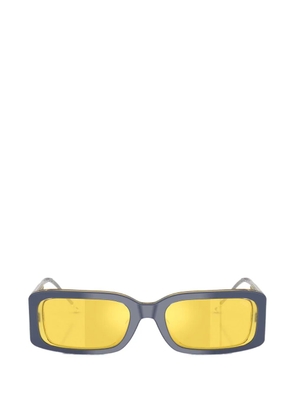 Diesel rectangle-frame sunglasses - Blue