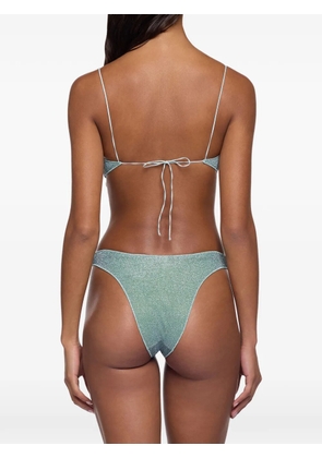 Oséree Lumiere charm bandeau bikini - Green