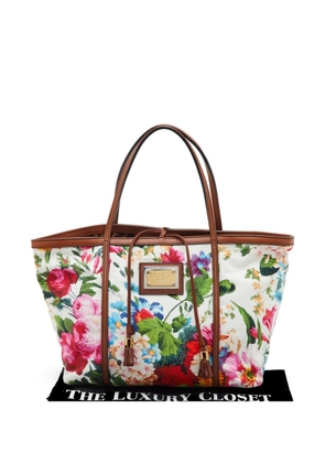 Dolce & Gabbana Pre-Owned Miss Escape floral-print tote bag - White