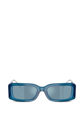 Diesel rectangle-frame sunglasses - Blue