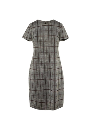 Calvin Klein Vintage check-pattern mini dress - Grey