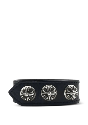 Chrome Hearts cross-button bracelet - Black