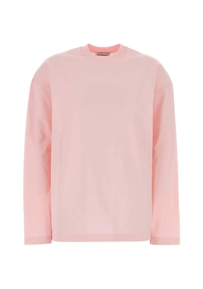 Jil Sander long-sleeved crew-neck T-shirt - Pink