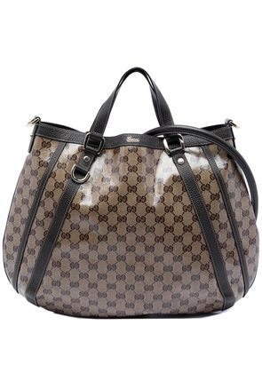 Gucci Pre-Owned 2016-2026 GG Crystal Abbey D Ring Convertible Tote satchel - Neutrals