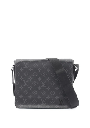 Louis Vuitton Pre-Owned 2020 Monogram Eclipse District PM crossbody bag - Black