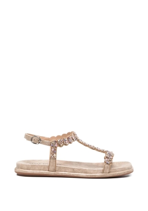 ALMA EN PENA crystal-embellished sandals - Gold