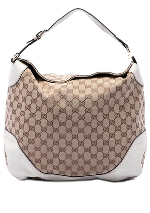 Gucci Pre-Owned 2016-2026 GG Canvas Charlotte Hobo tote bag - White