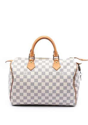 Louis Vuitton Pre-Owned 2009 Damier Azur Speedy 30 boston bag - White