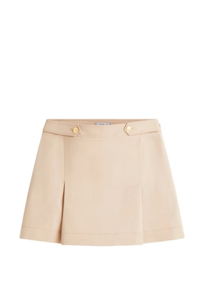 Tommy Hilfiger button-detail pleated skirt - Neutrals