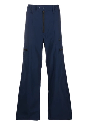 adidas x Wales Bonner embroidered logo cargo trousers - Blue