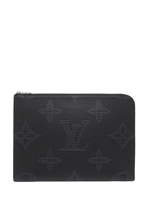 Louis Vuitton Pre-Owned 2020 Monogram Giant Shadow Pochette Jour GM clutch bag - Black
