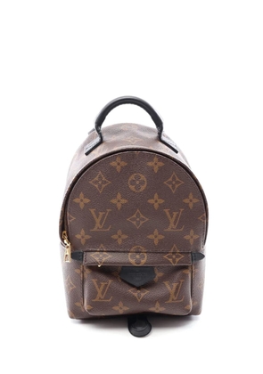 Louis Vuitton Pre-Owned 2019 Monogram Mini Palm Springs backpack - Brown