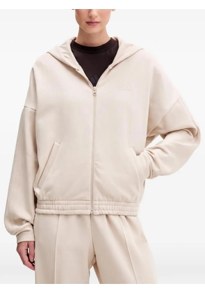 adidas embroidered drawstring tracksuit - Neutrals