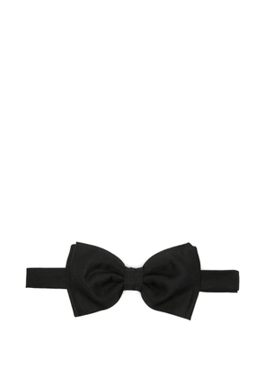 Lardini twill bow tie - Black