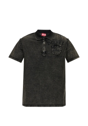 Diesel T-Ardy logo-print polo shirt - Black