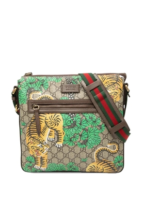 Gucci Pre-Owned 2000-2015 GG Supreme Web Bengal crossbody bag - Neutrals