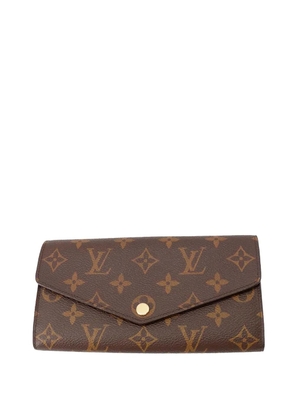 Louis Vuitton Pre-Owned 2010-2026 Monogram Portefeuille Sarah long wallets - Brown