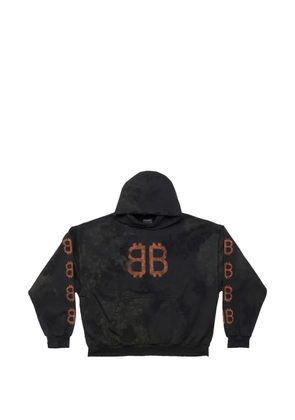 Balenciaga Crypto distressed hoodie - Black