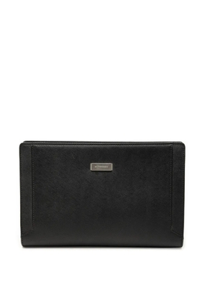 Burberry Pre-Owned 2000-2017 Leather clutch bag - Black