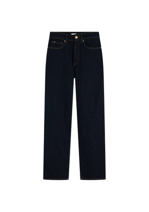 Tommy Hilfiger logo-patch straight-leg jeans - Blue