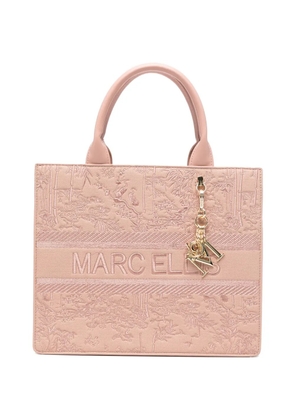 Marc Ellis embroidered tote bag - Pink