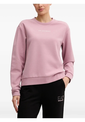 Ea7 Emporio Armani logo-print sweatshirt - Pink